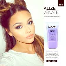 Primer Q10, renew skin elixir Marca: nyx Nuestro renovador elixir para la  piel ayuda a fomentar una piel de aspecto vibrante y saludable gracias a la  coenzima Q10. Aplique una gota de