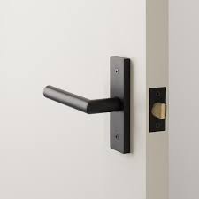 Rome Small Door Set With Otto Lever Flat Black In 2020 Doors Interior Modern Door Handles Interior Door Handles Modern