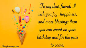 Dear best friend, i wish you all the love, happiness, and success of this world. Short And Long Birthday Wishes For Best Friend The Right Messages