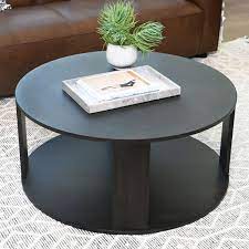 Tv stands + media centers coffee tables side + console tables accent pieces entryway furniture room dividers benches. Kallan Round Wood Coffee Table Espresso Abbyson