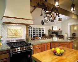 Country Kitchen With Light Fixture Pendant Lanterns Adg Lighting Adg Lighting Architectural Detail Group