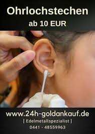 Oder die überlegung, bereits als baby ohrlöcher stechen zu lassen, steht im raum. Ohrloch Stechen Mode Beauty Ebay Kleinanzeigen