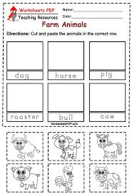 Farm Animals Worksheets Pdf Esl Printables