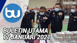 Terkini dari dalam negara, perkembangan, dan ekonomi tepat 8 malam, setiap hari. Rampasan Dadah Terbesar Polis Johor Tmj Ucap Tahniah Buletin Utama 17 Januari 2021 Youtube