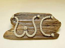 schild treibholz wc von holz art stein zeit auf dawanda com driftwood art diy decor wood diy