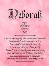 Meaning Of The Name Deborah Names With Meaning Baby Names And Meanings Meant To Be
