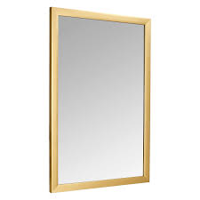 Corbis antiqe cherry floater frame. Amazon Basics Rectangular Wall Mirror 24 X 36 Standard Trim Brass Buy Online In Maldives At Maldives Desertcart Com Productid 164016802