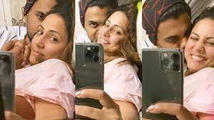 Television favourite hina khan is currently enjoying some 'we' time with her beau rocky jaiswal and the i don't think currently i can put together any other name from this fraternity at the same space as hina adorable indeed! Hina Khan Romance In Bed With Bf Rocky Jaiswal Youtube