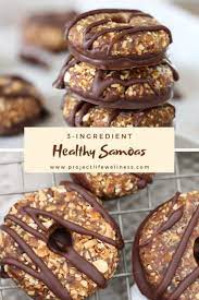 3 Ingredient Healthy Samoas Recipe Food Processor Recipes Healthy Sweets Healthy Dessert Recipes