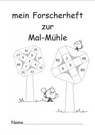 Großes einmaleins arbeitsblätter luxus learn german with fun das. Forscherheft Mal Muhle Pikas