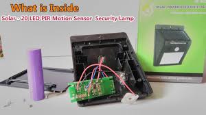 As the traffic on the roads tends to decrease slowly in late nights, the intensity can be reduced progressively till morning to save energy. What S Inside For Solar 20 Led Pir Motion Sensor Waterproof Security Lamp Wall Light Free Energy Youtube