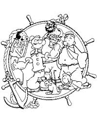 Click the olive oil coloring pages to view printable version or color it online (compatible with ipad and android tablets). Popeye The Sailor Man Coloring Pages Coloring Home