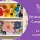 Pressed Flowers on Ceramic Jewelry Dish Resin Workshop