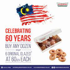Krispy kreme doughnuts, kuala lumpur: 6 Krispy Kreme Original Glazed Doughnuts Rm3 60 When You Buy Any Dozen 31 August 2017