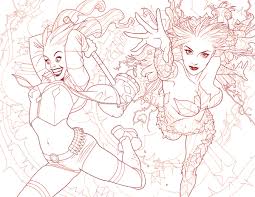 Some of the coloring page names are poison ivy coloring, poison ivy coloring, poison ivy girl batman coloring, poison ivy coloring at, poison ivy coloring at, poison ivy plant drawing at getdrawings, an ivy colouring, poison ivy super hero girls coloring, poison ivy super hero girls dc coloring, poison ivy coloring at, ivy. The Art Of Joshua Middleton Harley Quinn Poison Ivy 5