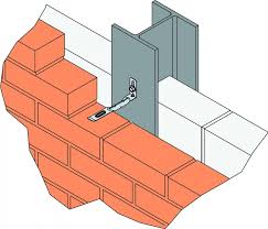 The anchor should be centered in the mortar joint, with mortar above and below the anchor. Masonry Wall Ties And Anchors Paulbabbitt Com