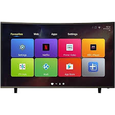 Electriq 49 Inch Curved 4k Ultra Hd Led Android Smart Tv With Freeview Hd Ultra Hd Led Tv Smart Tv