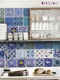 Get modern kitchen wall tiles design india : Kitchen Bathroom Indian Jaipur Blue Pottery Tile Wall Floor Decals 22 Designs X 2 44 Pcs Blue Pottery Tile Decals Interior