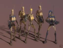 Your Lightsabers Will Make A Fine Addition To My Collection Template Artstation Star Wars Redemption Cis Battle Droids B1 Etienne Beschet Star Wars Star Wars Droids Battle Droid