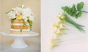 Freesia Wedding Cakes For Spring Wedding Cake Display Spring Wedding Cake Cake Decorating Designs