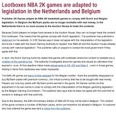 By grant gross idg news service | today's best tech deals picked by pcworld's ed. Shake4ndbake On Twitter If You Live In Belgium Or Netherlands Your Myteam Mode Wont Allow You To Do Certain Things In Nba2k19 Belgium No Packs Purchaseable With Vc Only Can Be Bought