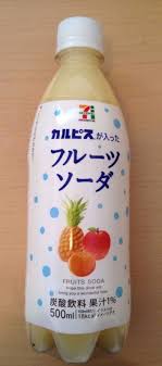 Calpis Fruits Soda Pineapple Apple Orange Mix Fizzy Drink Japan 500ml Fizzy Fizzy Drink Soda