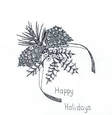Check spelling or type a new query. Happy Holidays Drawing By Carolann Van De Ligt