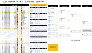 Fifa World Cup 2018 Schedule Fixtures Pdf Download Country