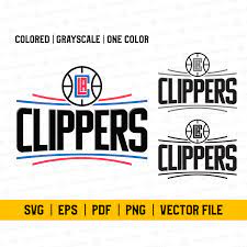 La Clippers Svg Nba La Clippers Svg La Clippers Logo Svg Nba Team La Clippers Nba Logo Svg Cricut File Grayscale Nba Logo Nba Teams Nba