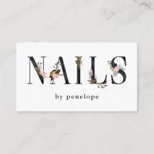 Lanour beauty lounge's founder, nour makarem, explains in a news interview for cnn middle east how the nfc chip is small enough to fit on the nail before being set in place with a protective coating and then hidden by the coat of nail polish. Manicurist And Nail Salon Business Cards Girly Business Cards