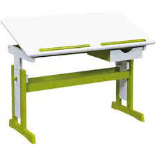 Hocker für nur 25,00 € (anstatt 35,40 €)! Kinderschreibtisch Pijii Hohenverstellbar Weiss Grun Von Inter Link Mytoys Collection Mytoys