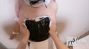 Asian Femboy Re Zero Rem Vibrator heat up before sex pa