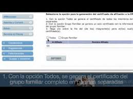 Nueva eps es una sociedad anónima constituida mediante la escritura pública, que surge como entidad promotora de salud del régimen contributivo a través de la resolución no. Nueva Eps Imprimir Certificaciones Afiliados Youtube