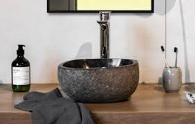Zusätzlich können sie sich noch entscheiden, ob ihr steinwaschbecken eine flache, gerade rückwand haben soll oder. Steinwaschbecken Flussgestein Exotisches Flair In Ihrem Badezimmer