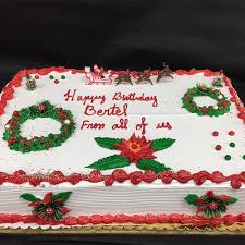 Top 3 birthday cake themes for baby girl's 1st birthday. Christmas Theme Custom Birthday Cake Gourmet Desserts Nj Local Bakery