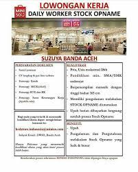 Jadi, daily worker merupakan istilah lain dari pekerjaan paruh waktu. Lowongan Kerja Suzuya Banda Aceh Agustus 2020 Karir Aceh