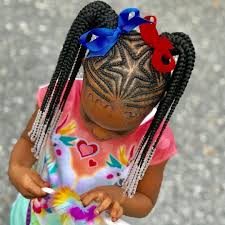 These braids are super easy, cute, and trendy! Shay On Instagram Braid Battle Slowly Approaching I M Ready Tho Swipe For The Slay Babyu Hair Styles Black Kids Hairstyles Little Girl Braids