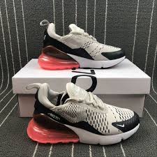 New Arrival Nike Air Max 270 Flyknit Grey Black Red Unisex Casual Shoes Sneaker Casual Shoe Sneakers Nike Air Max Sneakers
