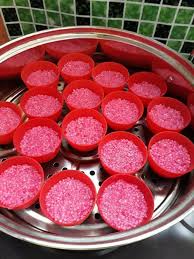 1 cawan biji sagu putih, 3 cawan air, 3/4 cawan gula, 2 paket instant 3in1 coffee, 1/2 biji kelapa muda parut, 1 sudu kecil garam. Resepi Kuih Sagu Mata Ikan
