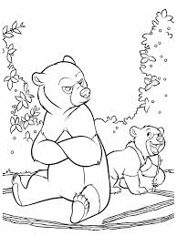 Therapeutic effects of coloring pages. Brother Bear For Kids Brother Bear Kids Coloring Pages