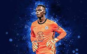 Edouard mendy kept nine clean sheets in 24 ligue 1 appearances for rennes last season. Download Wallpapers Edouard Mendy 4k 2020 Chelsea Fc Senegalese Footballers Premier League Edouard Osoque Mendy Soccer Edouard Mendy Chelsea Football Blue Neon Lights England Edouard Mendy 4k For Desktop Free Pictures For