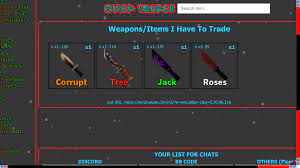 It was originally the rarest knife in the game before the duping glitch of 2017. Any Offers I Use Supreme Values Since Ppl Be Giving Trash Offers Lol Murdermystery2