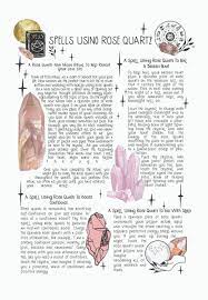 Rose Quartz Spells Wiccan Spell Book Witch Magic Spells Witchcraft