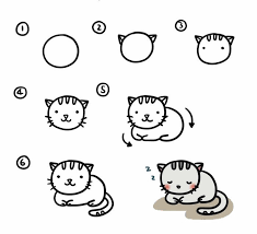 Drawings Easy To Do The Guide For Beginners Drawing Archzine Fr Dessin De Chat Mignon Dessin Chat Dessin Facile A Faire