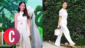 To dress it up for yesterday's event, i wore it… Heart Evangelista S Best All White Outfits Youtube