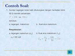 Maybe you would like to learn more about one of these? Contoh Soal Materi Arus Bolak Balik Jawabanku Id