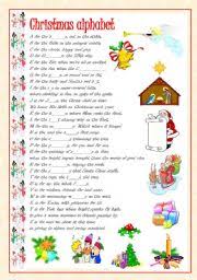 Check spelling or type a new query. Christmas Alphabet Esl Worksheet By Vale A