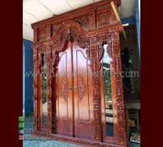 Home » pintu rumah utama » pintu motif anyaman kayu jati jepara. Gebyok Jepara Dari Kayu Jati Untuk Kusen Pintu Rumah Bawu Furniture