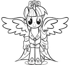 Princess Twilight Sparkle Little Pony Coloring Pages My Little Pony Coloring My Little Pony Twilight My Little Pony Baby