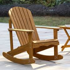 Chartier Solid Wood Rocking Adirondack Chair Rocking Chair Outdoor Rocking Chairs Rocking Chair Plans